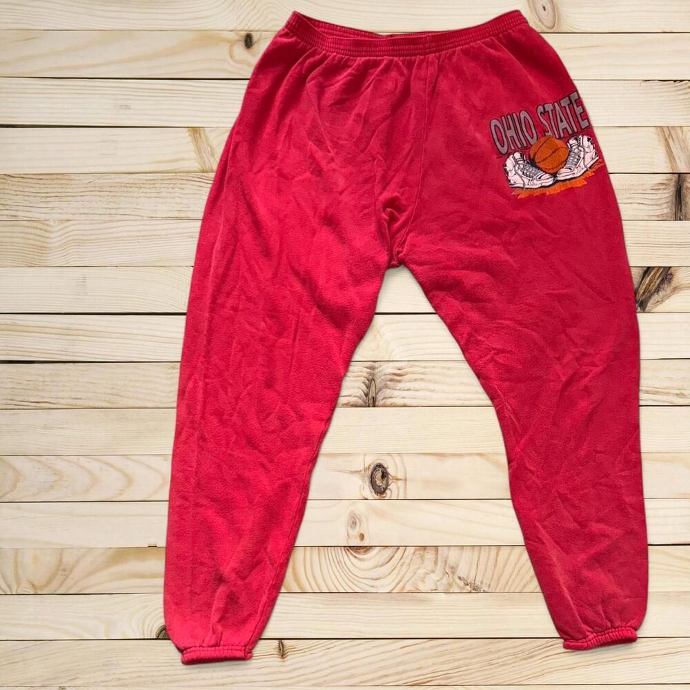 Vintage 90s Ohio State Buckeyes Pannill Basketball Sweatpants